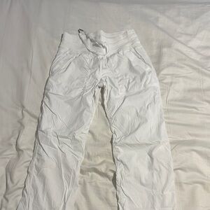 Lululemon Athletica White dance studio pants